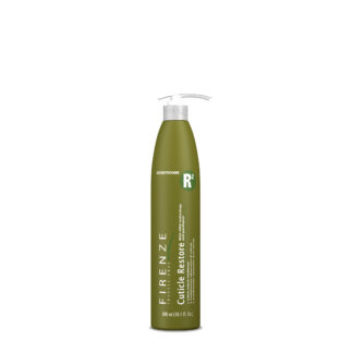Tall slender forest green bottle with push cap for Firenze Professional: Cuticle Restore Conditioner (10oz)