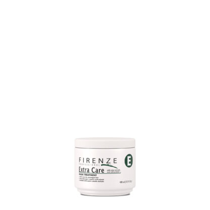 Round pearl white container with twist off lid for Firenze Professional: Extra Care Mask Treatment (13.5oz)