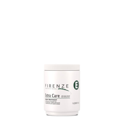 Round pearl white container with twist off lid for Firenze Professional: Extra Care Mask Treatment (Liter)