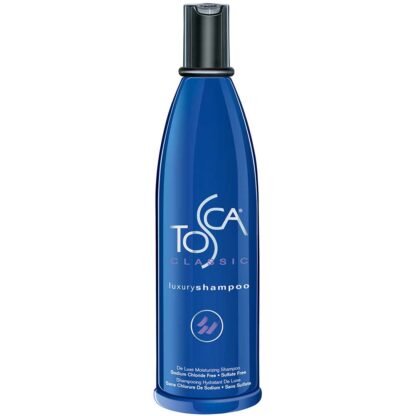 Tosca Style Ocean Blue Shampoo Bottle Design