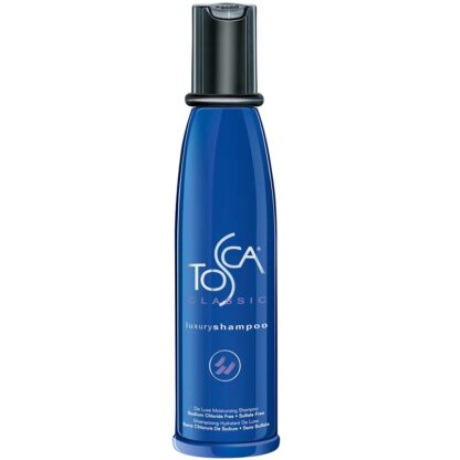 Tosca Style Ocean Blue Shampoo Bottle Design