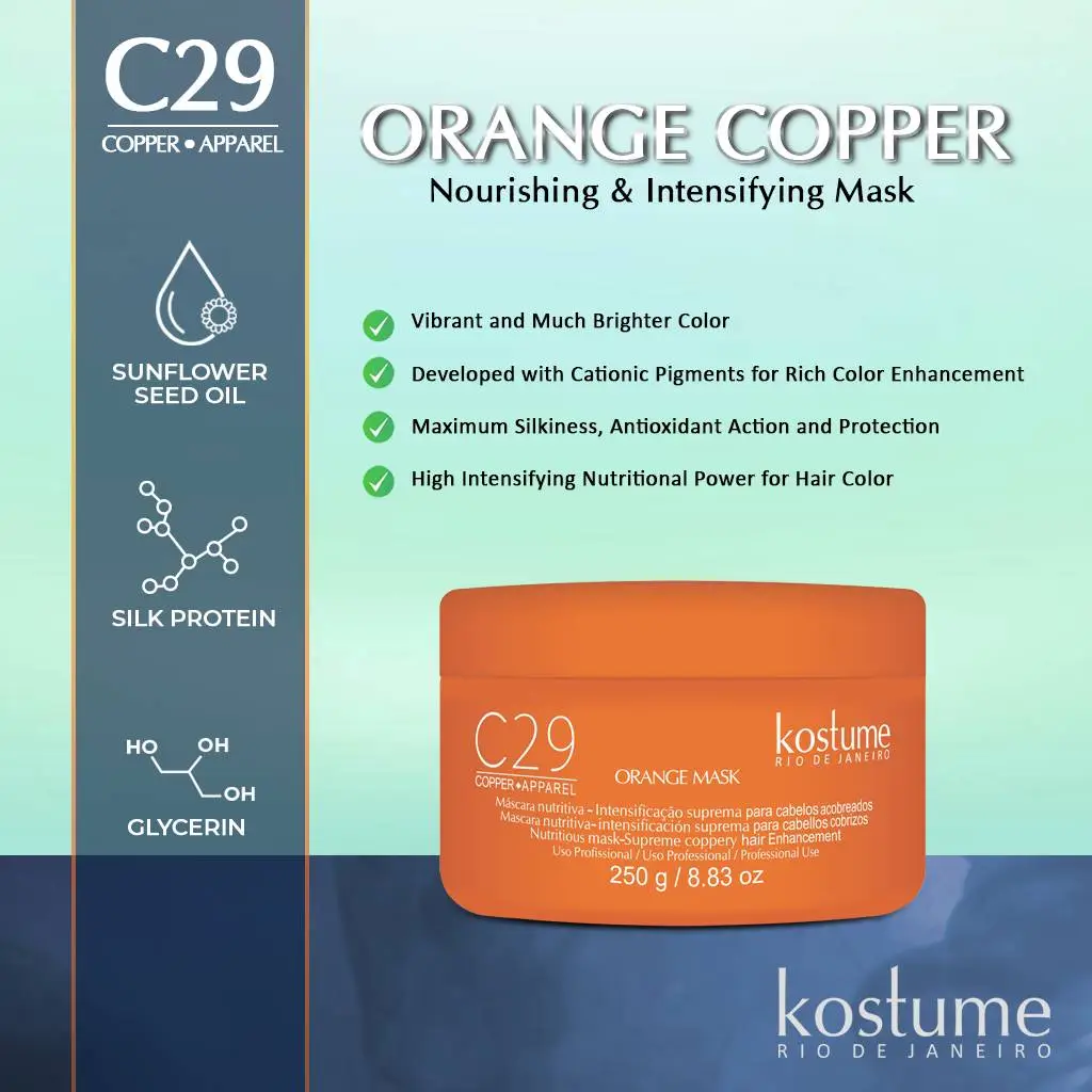 C29 Copper Apparel Orange Mask - Image 2